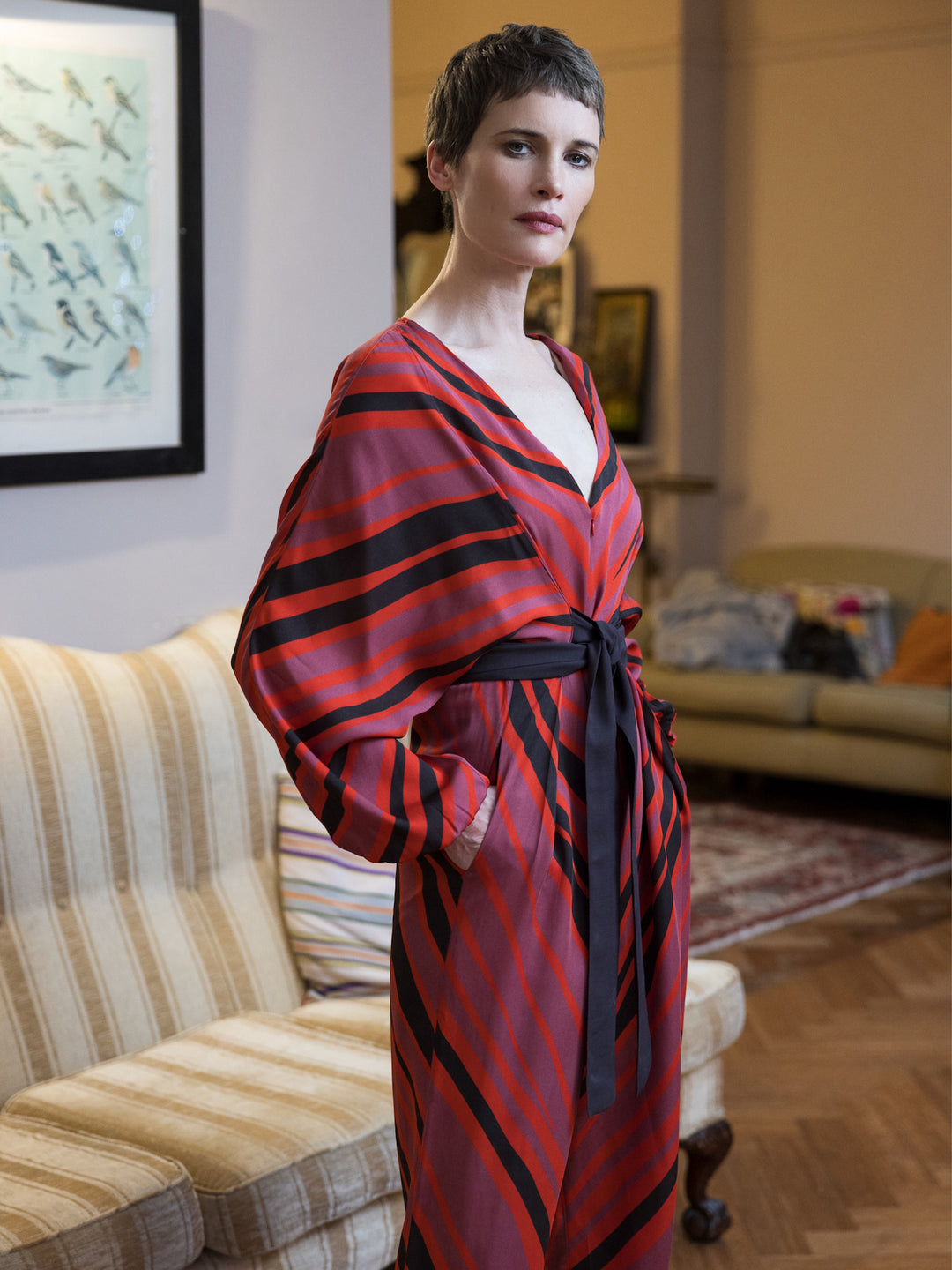 Ada Jumpsuit Double Georgette Copal Print