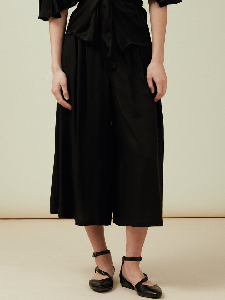 Culottes Trousers Black