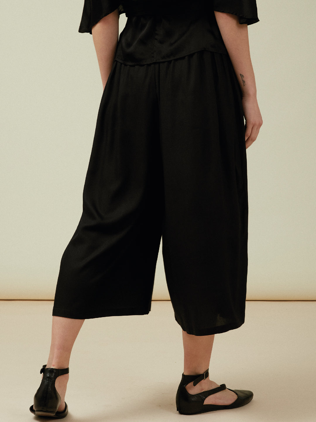 Culottes Trousers Black