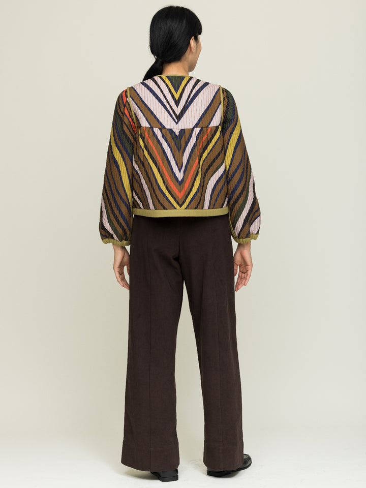 Renata Trousers Cotton Drill Peat Brown