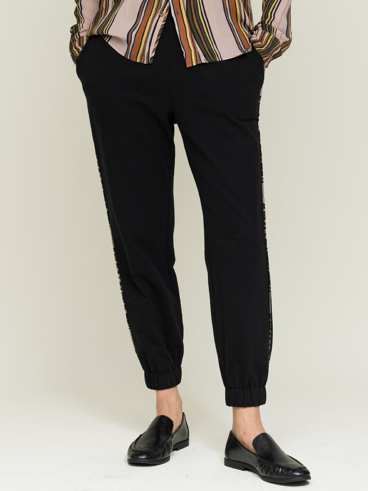 Em Jogger trouser Cotton Looperback Jersey Black