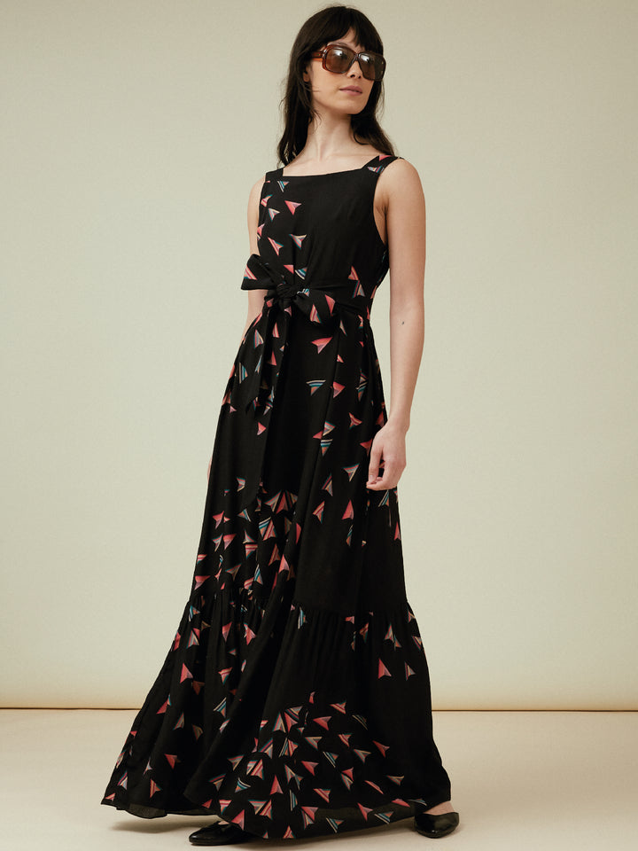 Martha Maxi Dress Black Firework