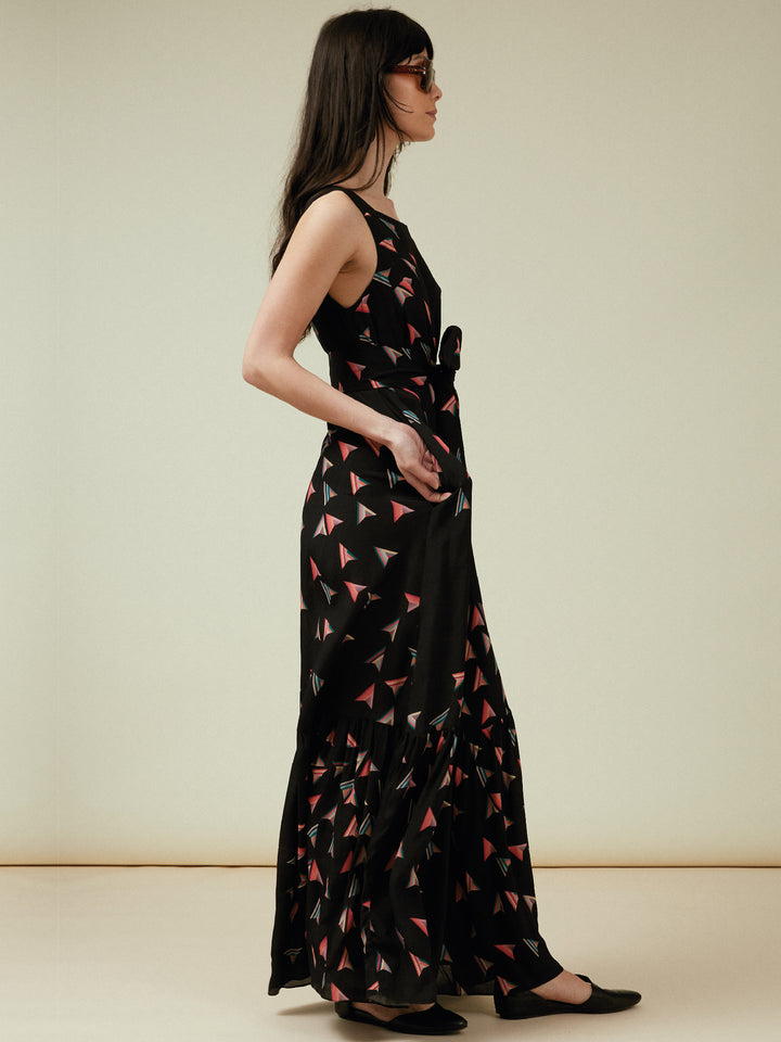 Martha Maxi Dress Black Firework