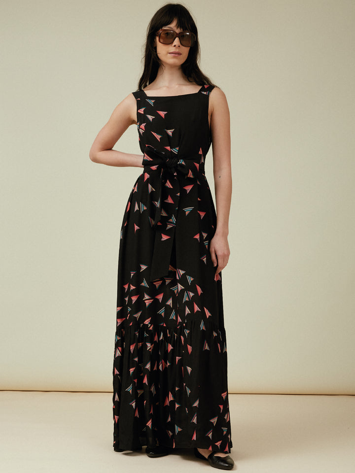 Martha Maxi Dress Black Firework